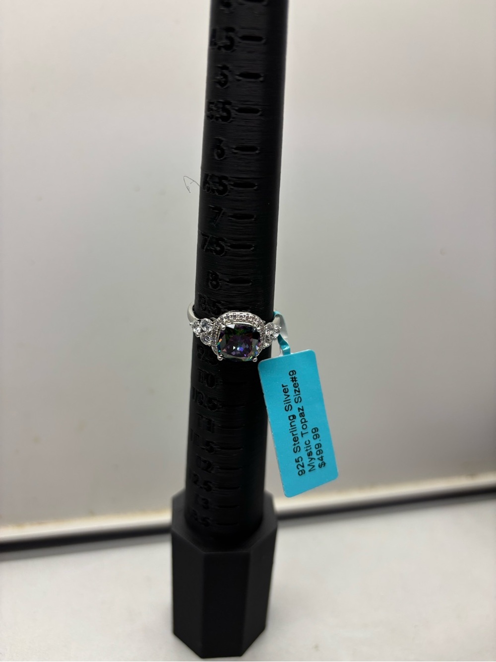 925 sterling silver mystic topaz ring size 9 Kay Jewels. NWT